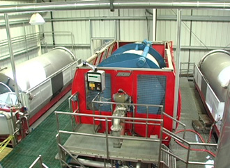 Meet the press: 24-tons of hydraulic juice-goosing power.